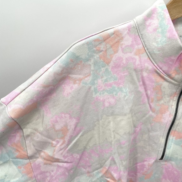 Evereve | NWT Peyton Jensen Mia Tie Dye Zip Sweatshirt // L - Picture 8 of 13